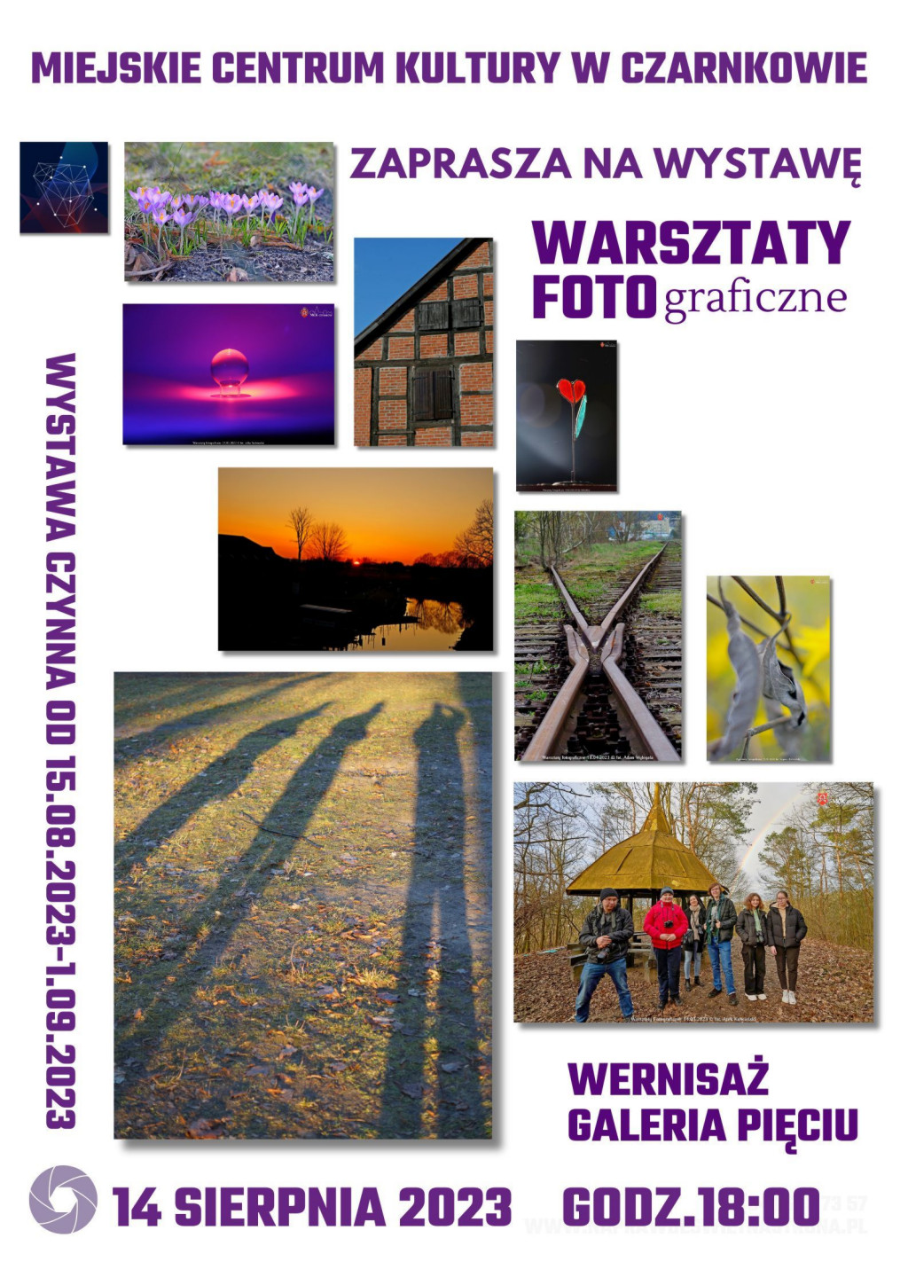 Treść plakatu wpleciona w&nbsp;dziesięć zdjęć o&nbsp;r&oacute;żnej wielkości i&nbsp;tematyce.