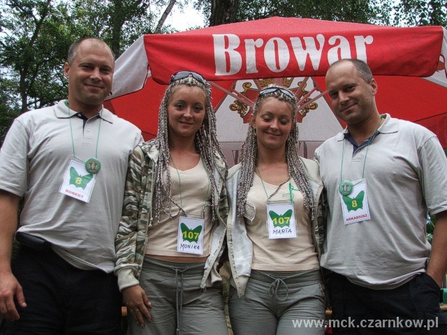 Robert i Arkadiusz Krasek z Łodzi oraz Marta i Monika Malesza z Gowarzewa