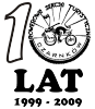Logo jubileuszowe Logo sekcji tworzące liczbę 10