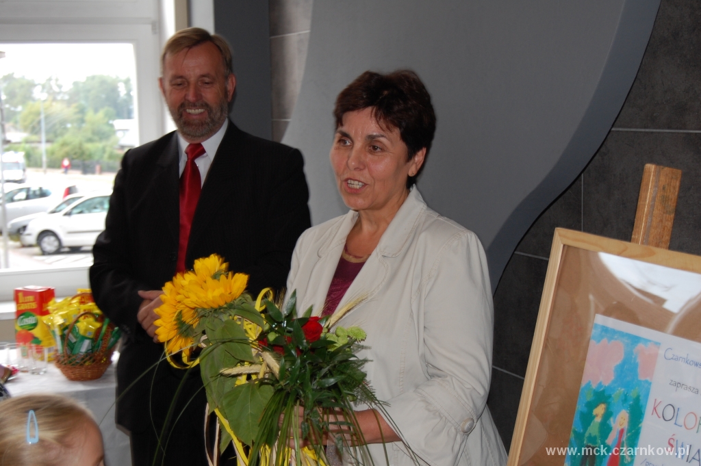 Zdjecie 2 Burmistrz Franciszek Strugała i instruktor Wanda Dylla