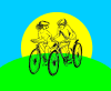 Logo VIII edycji Rodzinnych Rajdów Rowerowych