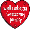 Logo WOŚP Serce z napisem