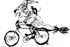 Logo rajdu Baba Jaga na rowerze