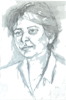 Miniatura Portret kobiety na rysunku