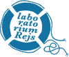 Logo Koło ratunkowe z napisem Laboratorium Rejs