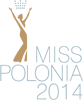 Sylwetka kobiety w koronie obok napisu Miss Polonia 2014