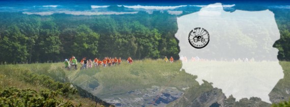Rowerzyści na trasie Rowerzyści na trasie