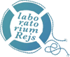 Logo Koło ratunkowe z napisem Laboratorium Rejs