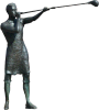 Miniatura Rzeźba trębacza