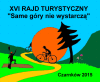 Rowerzysta i kajakarz na tle zachodzącego słońca