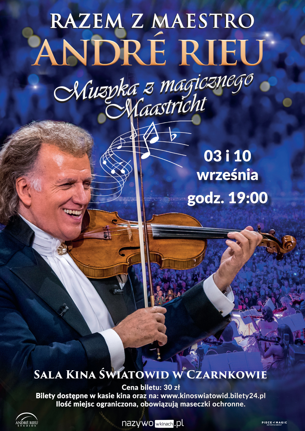 Plakat koncertu Andre Rieu