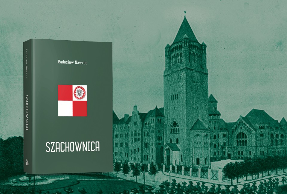 Okładka książki Radosława Nawrota "Szachownica"