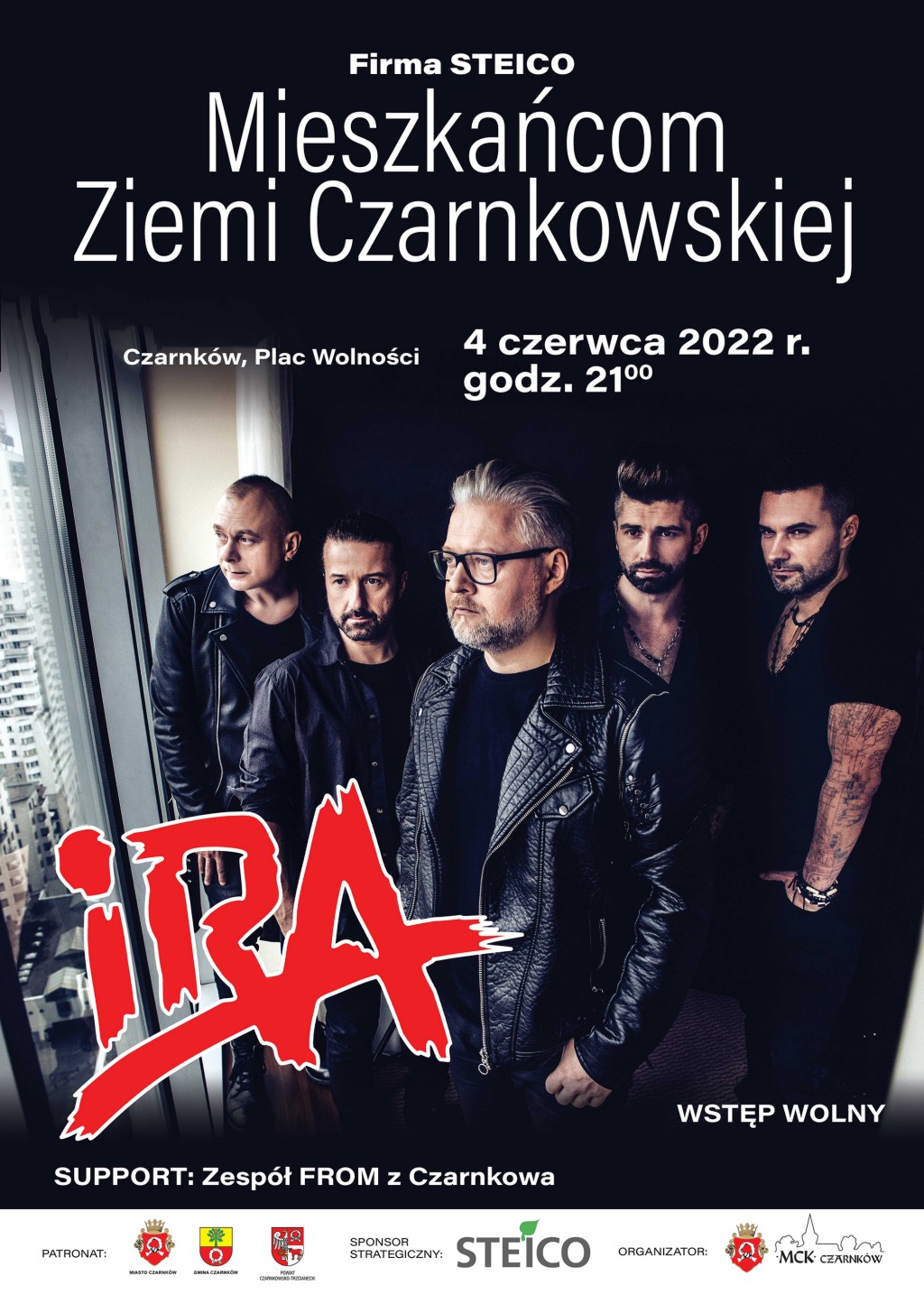 Koncert zespołu Ira, 4 czarwca 2022 roku, godzina 21.