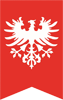 Biały orzeł na&nbsp;czerwonym tle
