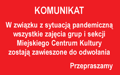 Zdjęcie do Komunikat 2021