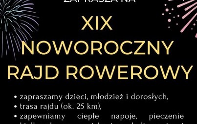 Zdjęcie do XIX Noworoczny Rajd Rowerowy 2023 - zapowiedź