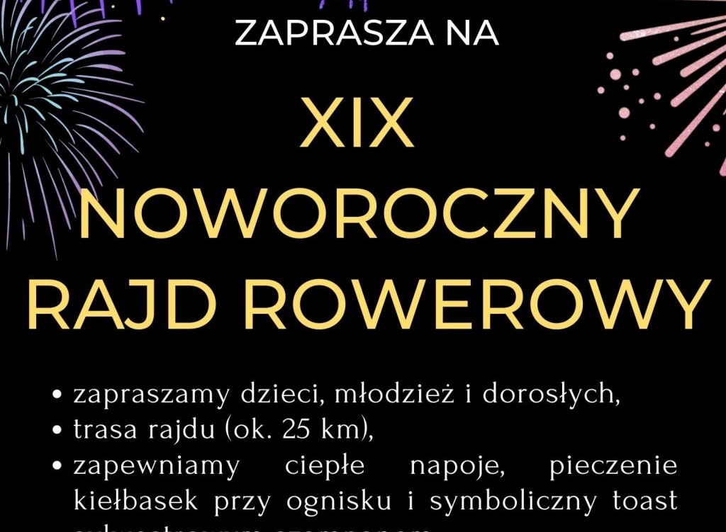Zdjęcie do XIX Noworoczny Rajd Rowerowy 2023 - zapowiedź