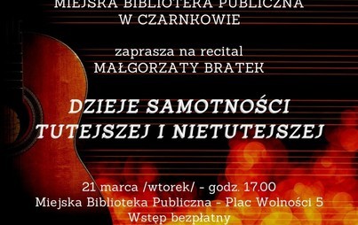 Zdjęcie do Recital Małgorzaty Bratek 2023 - zapowiedź