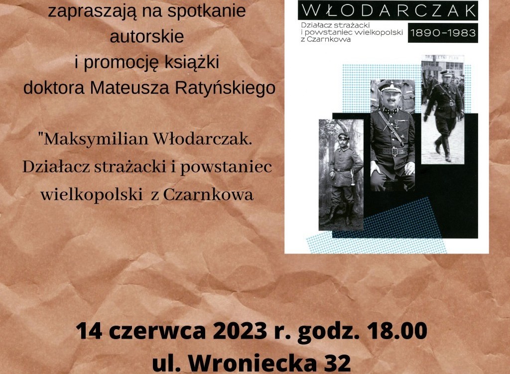 Zdjęcie do Mateusz Ratyński - spotkanie autorskie - zapowiedź 2023