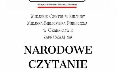 Zdjęcie do Narodowe Czytanie 2023 - zapowiedź