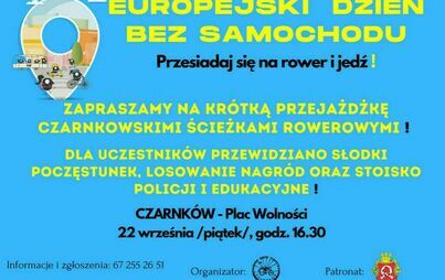 Zdjęcie do Europejski Dzień bez Samochodu 2023 - zapowiedź