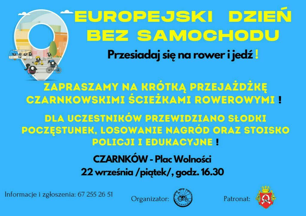 Zdjęcie do Europejski Dzień bez Samochodu 2023 - zapowiedź