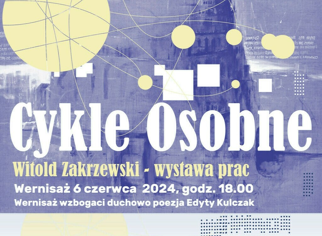 Zdjęcie do "Cykle Osobne" 2024 - zapowiedź