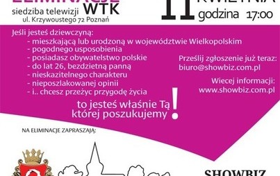 Zdjęcie do Miss Polonia Wielkopolski w Czarnkowie 2014