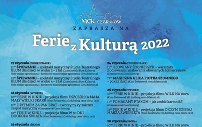 Zdjęcie do Ferie z kulturą 2022