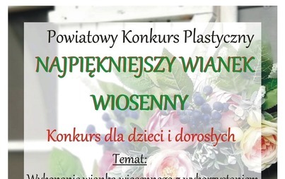 Zdjęcie do Najpiękniejszy wianek wiosenny 2022