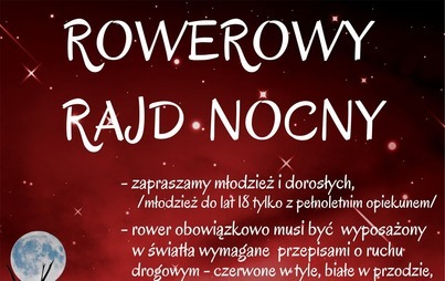 Zdjęcie do Rowerowy Rajd Nocny 2022 - zapowiedź