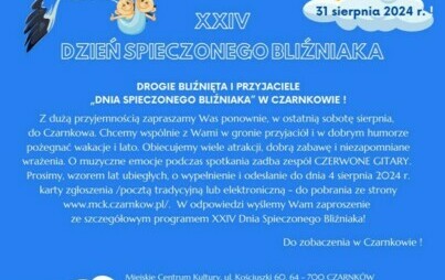 Zdjęcie do XXIV Dzień Spieczonego Bliźniaka 2024 - zapowiedź