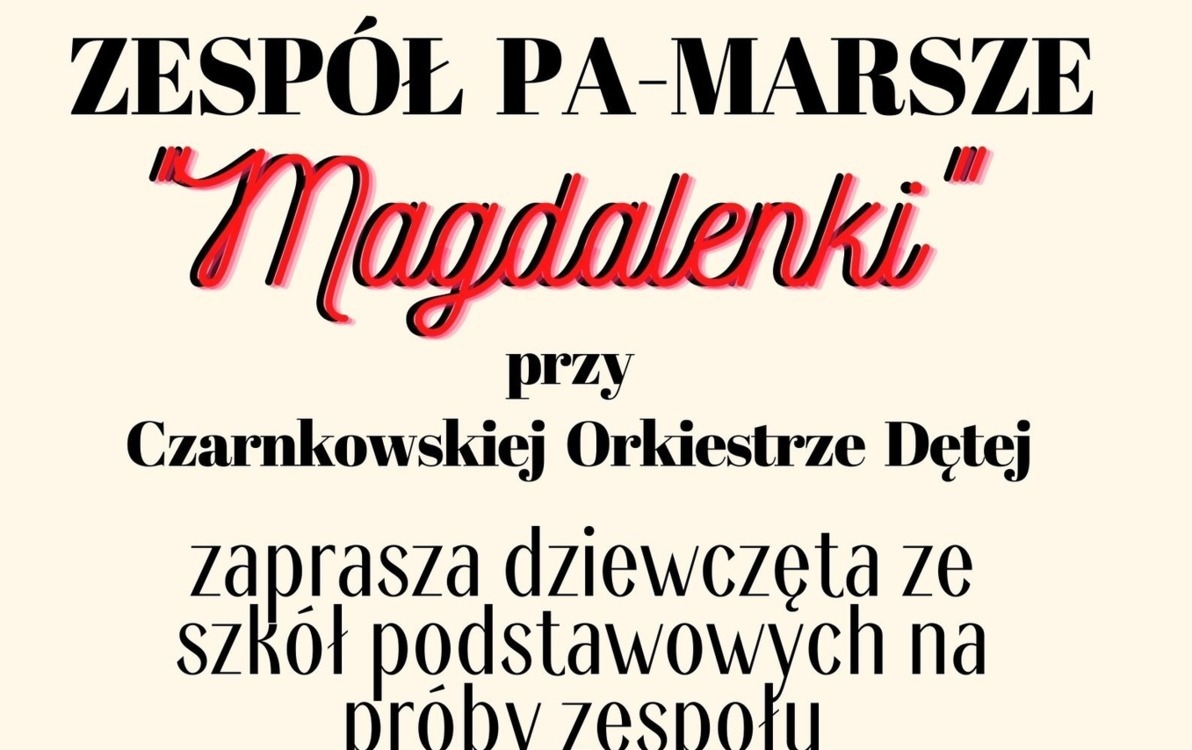 Zdjęcie do Zesp&oacute;ł "Magdalenki" 2021