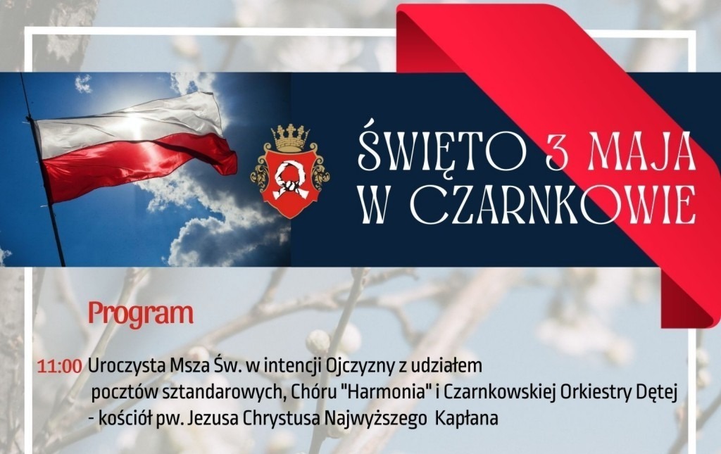 Zdjęcie do Święto 3 maja w Czarnkowie 2023 - zapowiedź