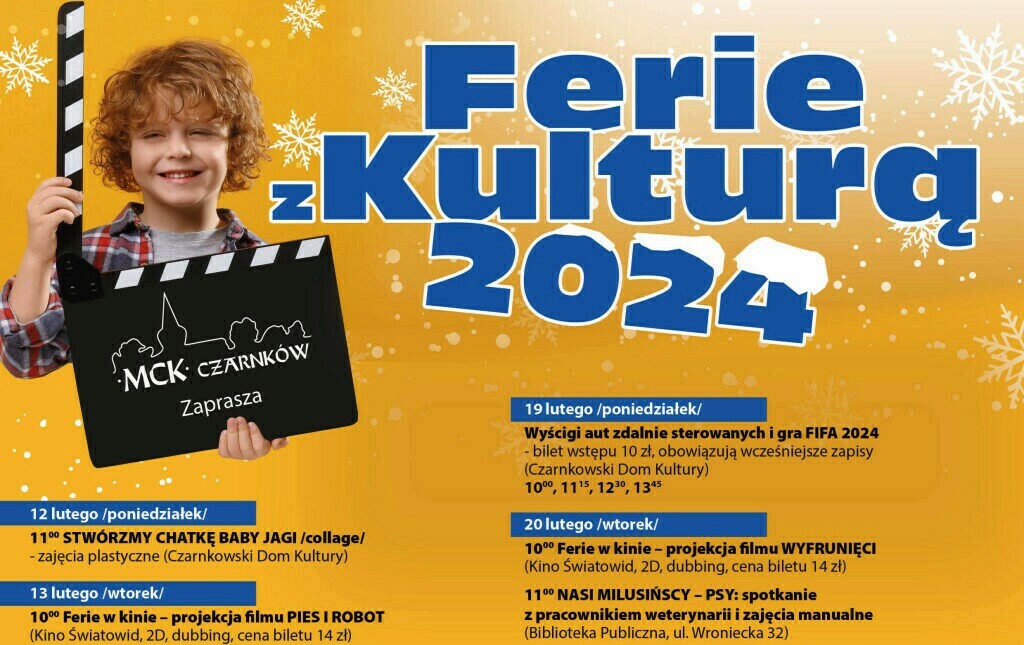 Zdjęcie do Ferie z kulturą 2024 &ndash; zapowiedź