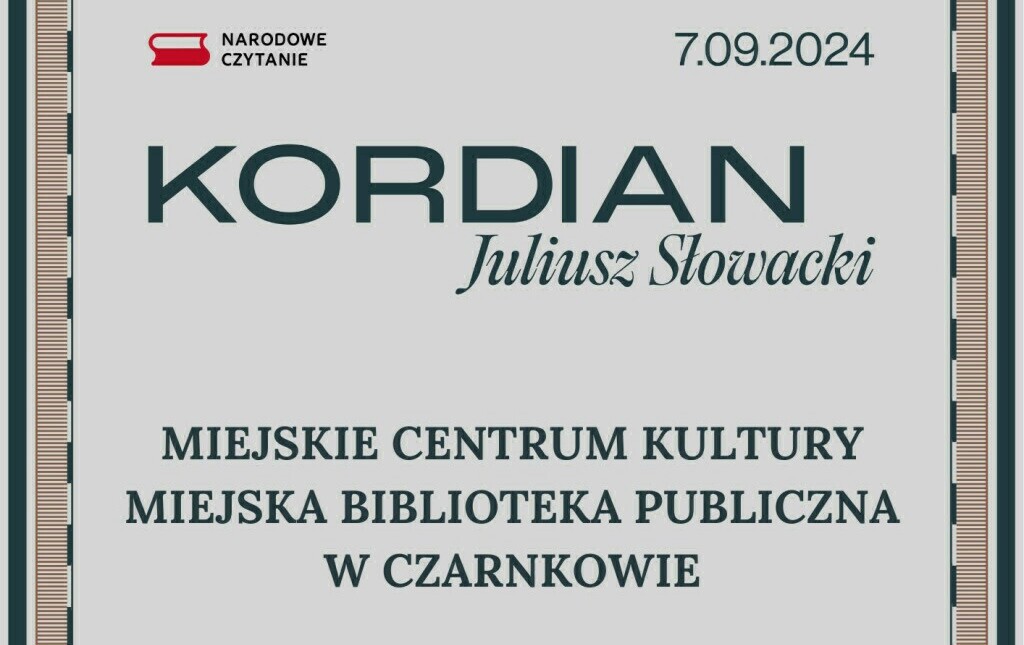 Zdjęcie do Narodowe Czytanie 2024 - zapowiedź