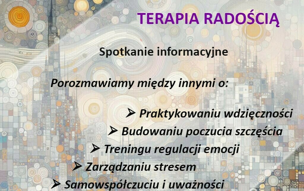 Zdjęcie do Terapia radością 2024 - zapowiedź