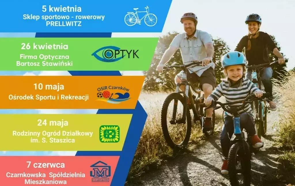 Zdjęcie do XXIII Rodzinne Rajdy Rowerowe 2025 - zapowiedź