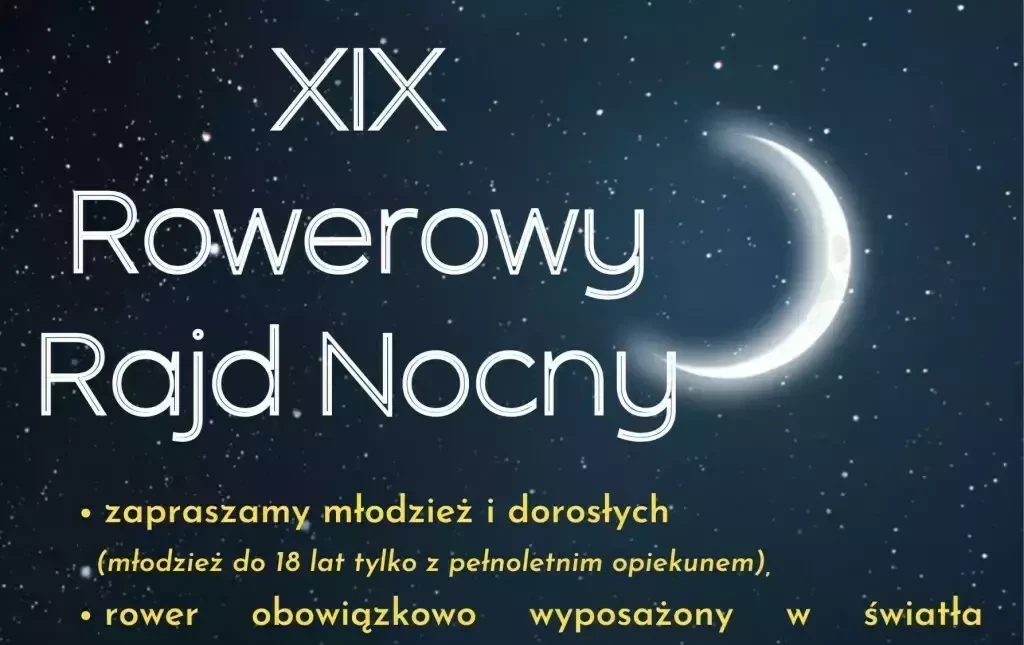 Zdjęcie do XIX Rowerowy Rajd Nocny 2025 - zapowiedź