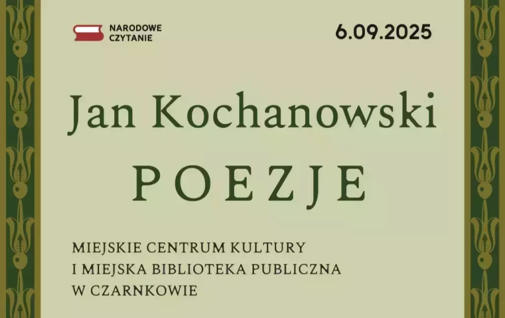 Zdjęcie do Narodowe Czytanie 2025 - zapowiedź