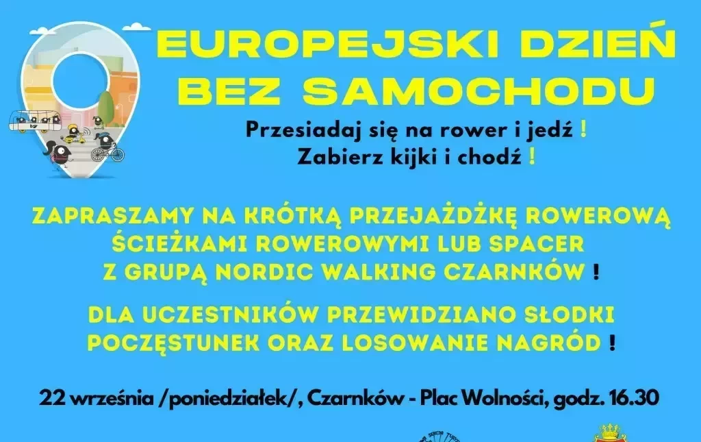 Zdjęcie do Europejski dzień bez samochodu 2025 - zapowiedź